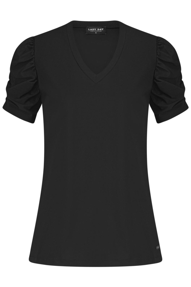 TOYA T SHIRT L21 375 0170 BLACK